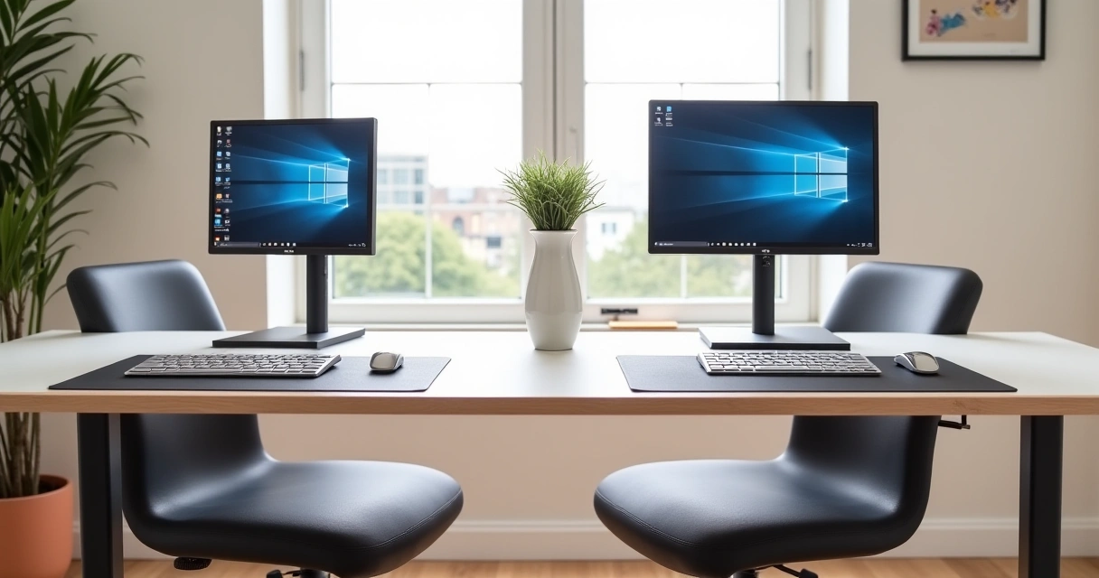 Cinati Desk Cable Management Vs Univivi No Cable