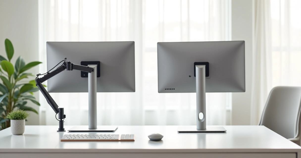 Monitor Arms vs Desk Stands: Which Solution Saves More Space